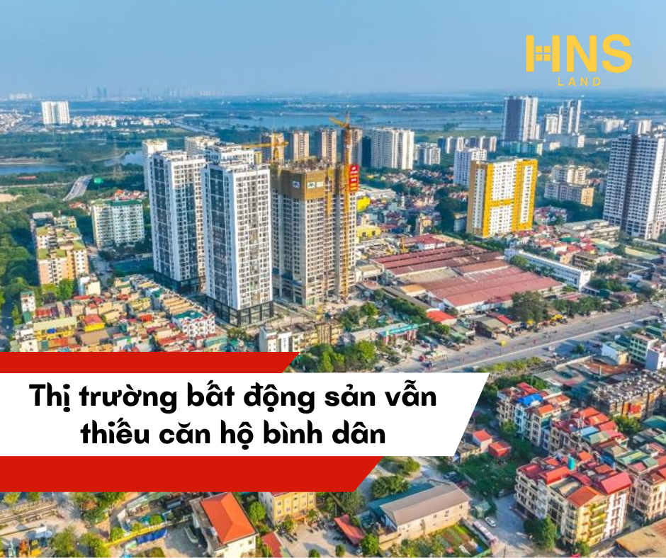 Thị trường bất động sản vẫn thiếu căn hộ bình dân